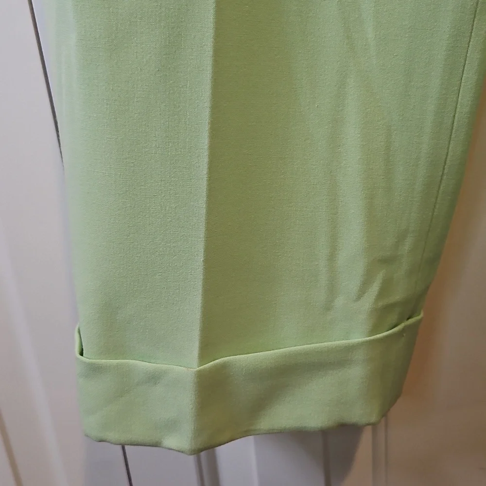 Vintage Studio Works Mint Green Dress Pants 14 Petite New - Picture 8 of 10